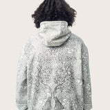 Block Printed Vintage Canvas - Hoodie