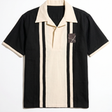 Stripe Black Polo Shirt