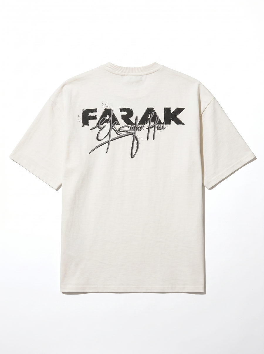 Farak Ek Safar White T-Shirt