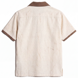 Stripe Beige Polo Shirt