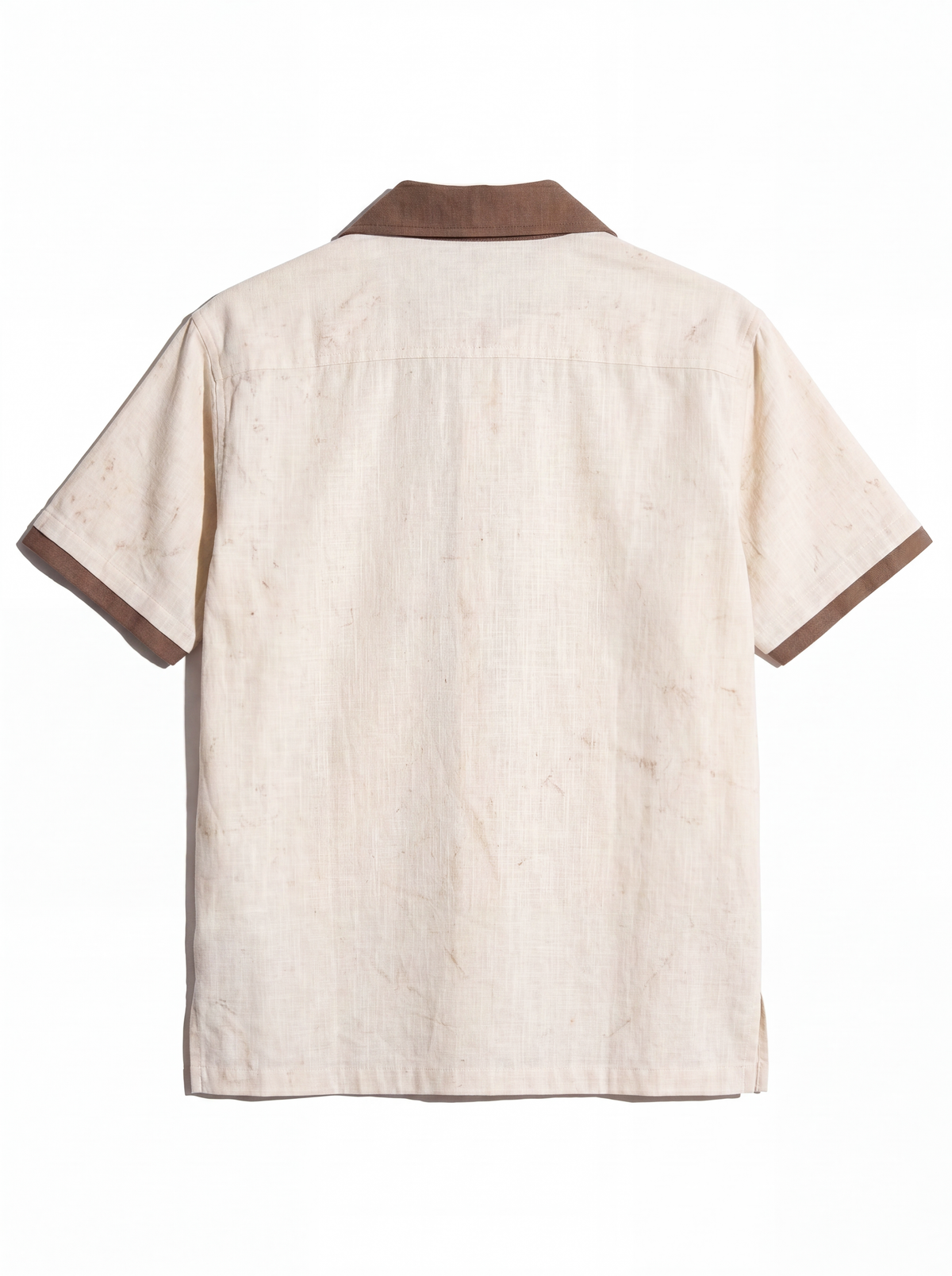 Stripe Beige Polo Shirt