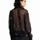 Organza Black Shirt