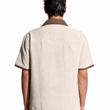 Stripe Beige Polo Shirt