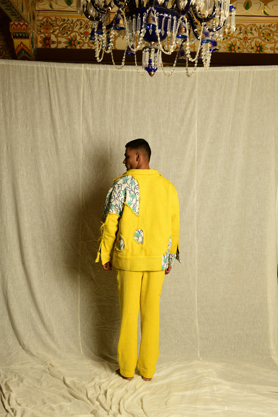 Yellow Yarn Handwoven - Jacket