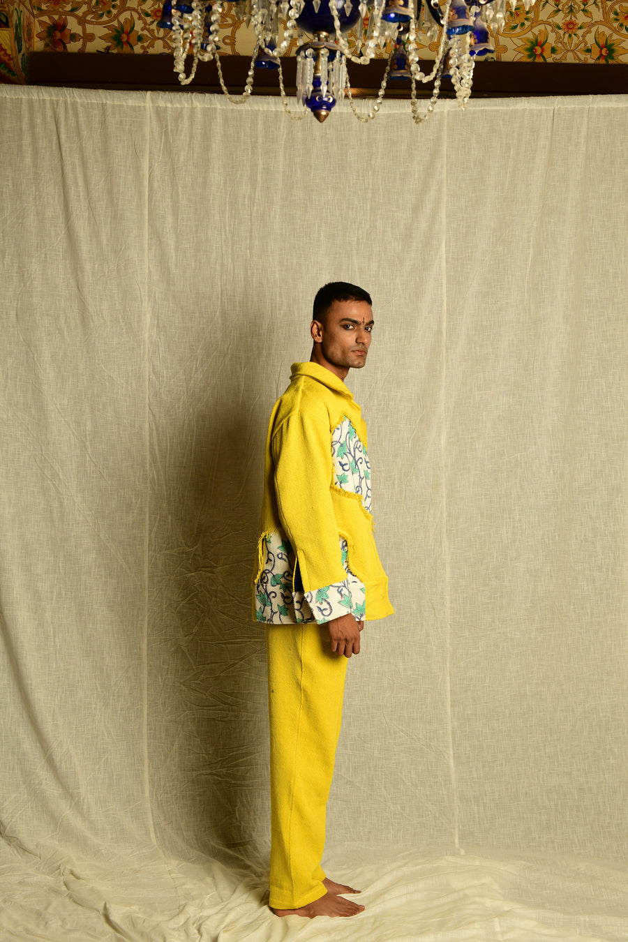 Yellow Yarn Handwoven - Jacket