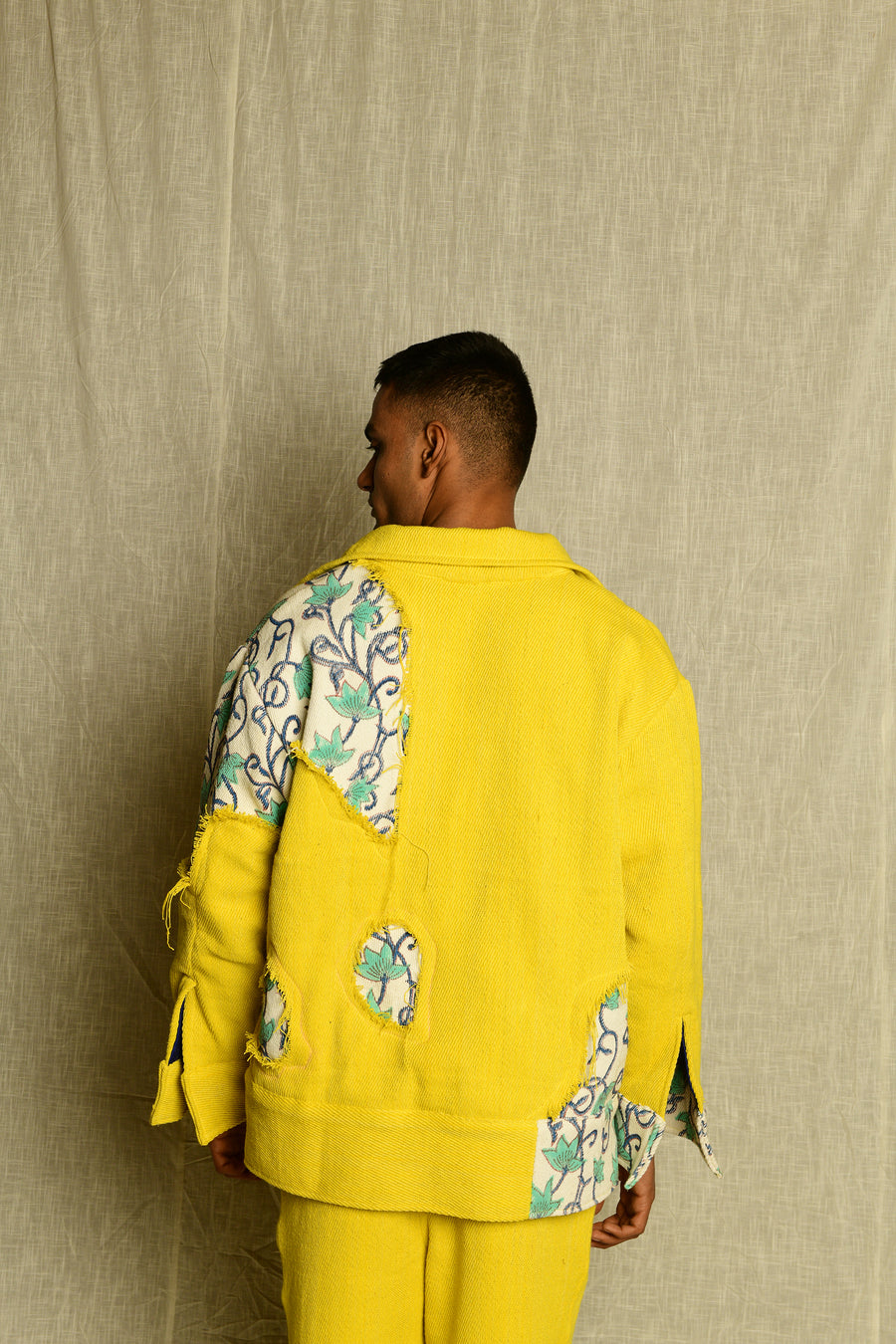 Yellow Yarn Handwoven - Jacket